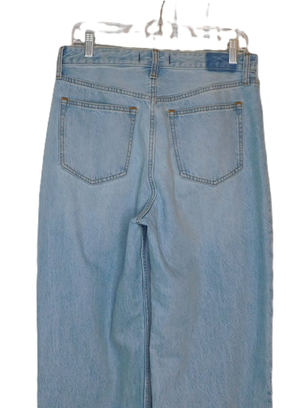Abercrombie & Fitch Curve Love The Loose High Rise Jeans Light Wash | VGUC | 29L - Picture 5 of 9